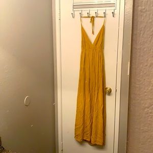 Yellow Bali Maxi Sundress